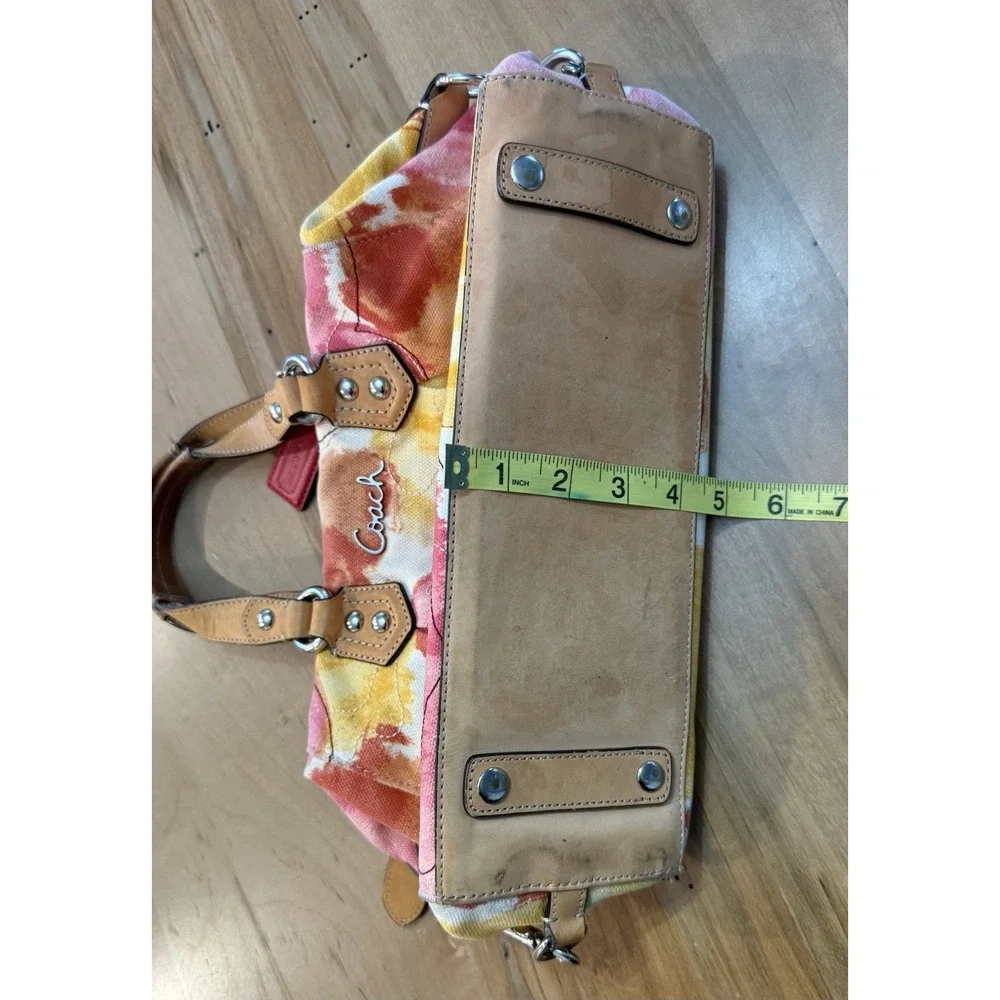 Coach Ashley Multicolor Floral Satchel & Matching Zip Wallet F21885/A1349